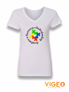 'Awareness Understanding Acceptance' Women's Shirt