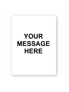 Custom Aluminum Sign Panels 12" x 18"